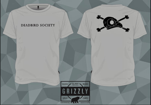 Deadbird Society v2 t-shirt - Grey