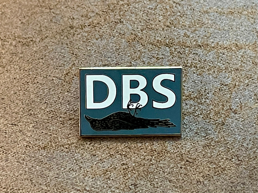 DBS enamel pin
